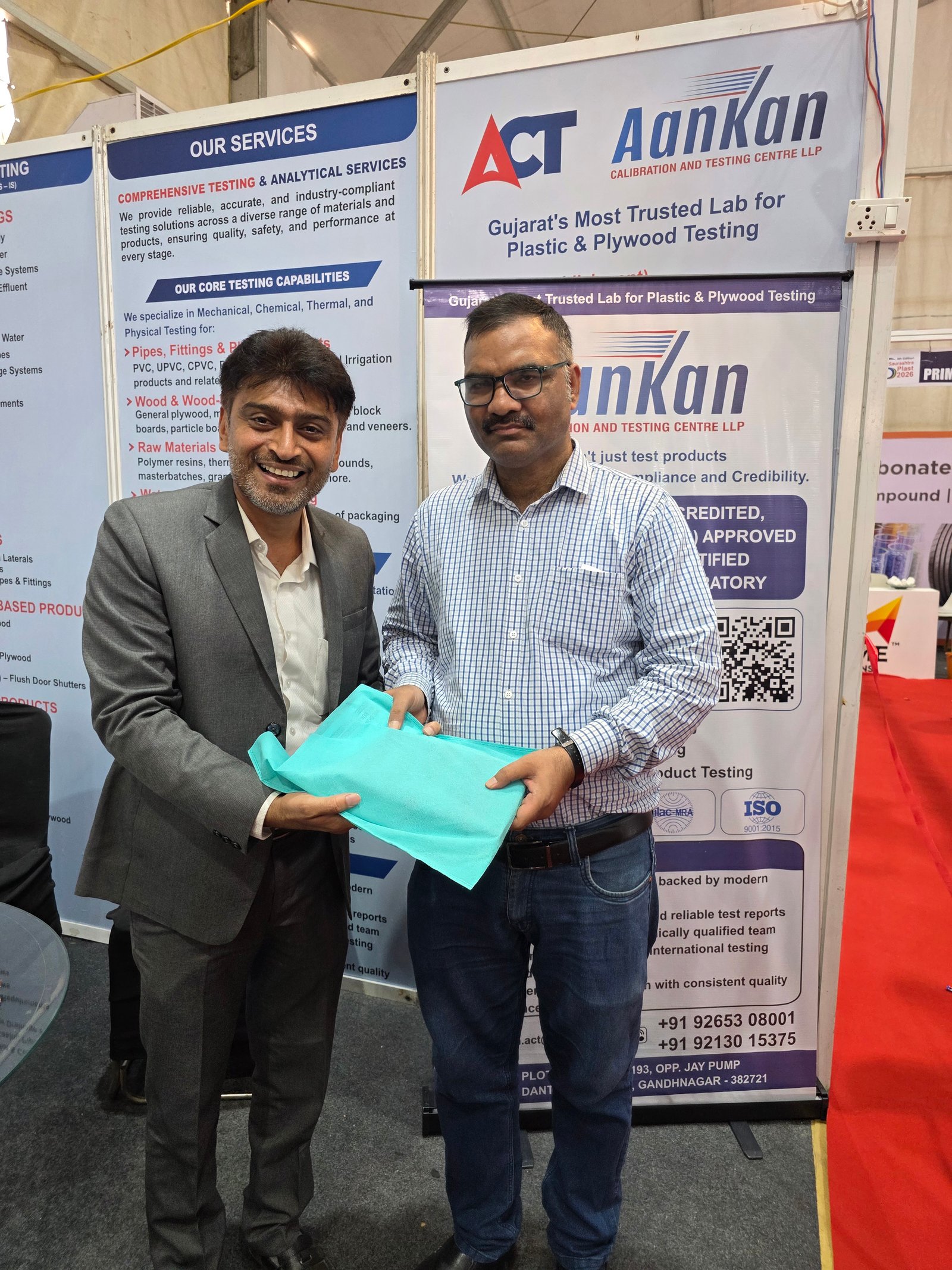 ISO certification ceremony